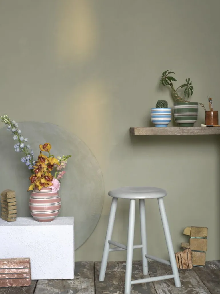 Kähler Omaggio Nuovo blomkruka, 12 cm, blå