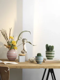 Kähler Omaggio Nuovo blomkruka, 12 cm, blå