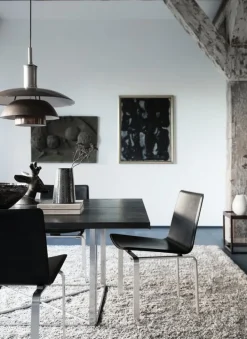 Klassik Studio Cube bord, rökt ek - rökt glas