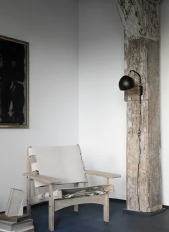 Klassik Studio Hunting Chair, ek - naturläder