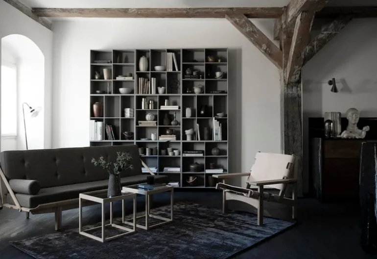 Klassik Studio PV Daybed, ek - grå