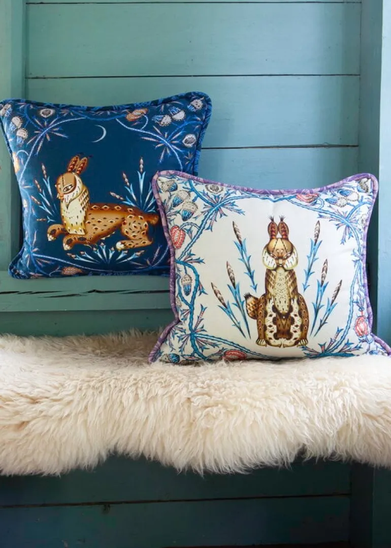 Klaus Haapaniemi & Co. Lynx Moonlight, kuddfodral, 50 x 50 cm