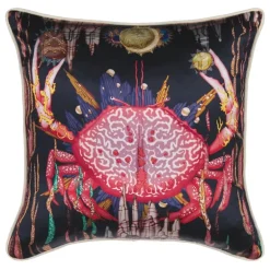 Klaus Haapaniemi & Co. Misto Mare Crab kuddfodral, 50 x 50 cm, silke