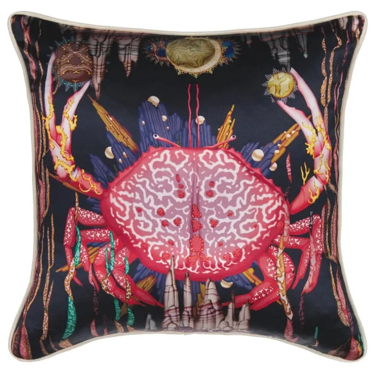 Klaus Haapaniemi & Co. Misto Mare Crab kuddfodral, 50 x 50 cm, silke