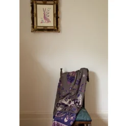 Klaus Haapaniemi & Co. Rabbit sjal 150 x 150 cm, skogsgrön