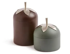 Klong Blad burk, stor, grå