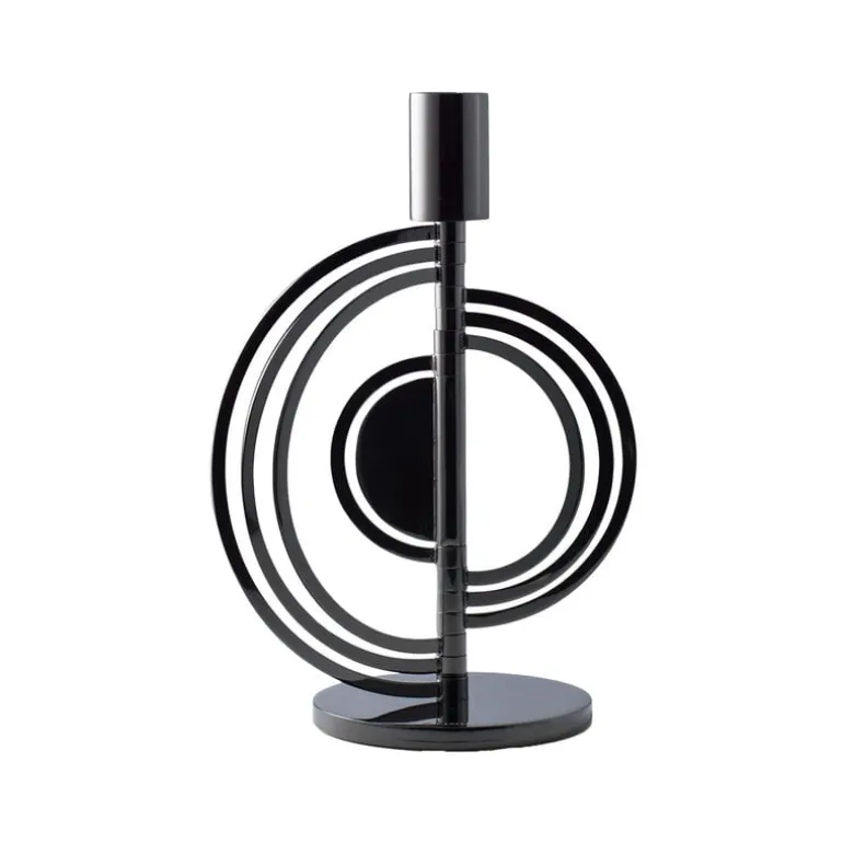 Klong Cirkus ljushållare, liten, svart