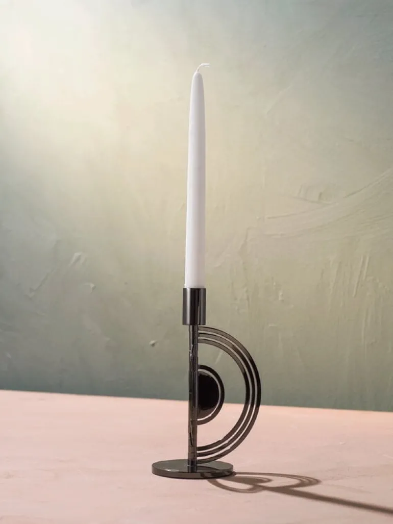 Klong Cirkus ljushållare, liten, svart