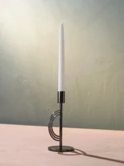 Klong Cirkus ljushållare, liten, svart