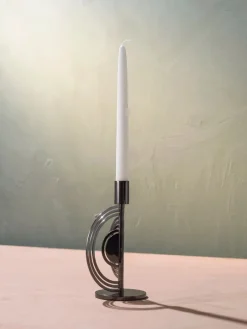 Klong Cirkus ljushållare, liten, svart