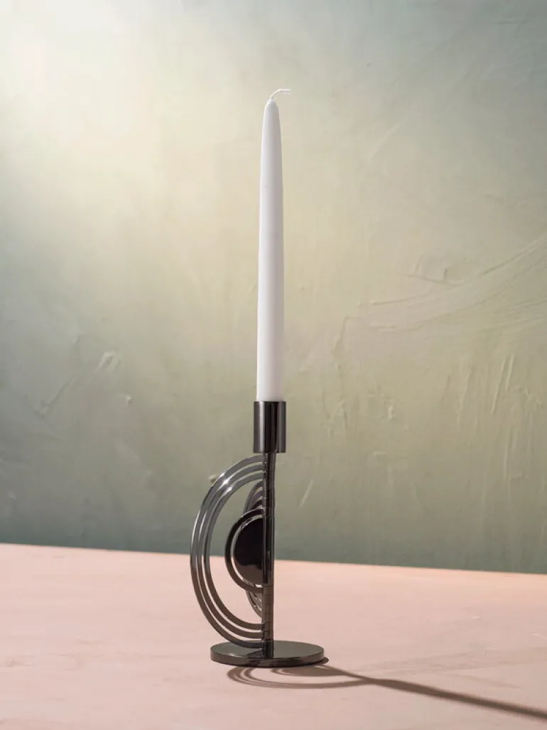 Klong Cirkus ljushållare, liten, svart