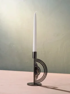 Klong Cirkus ljushållare, liten, svart