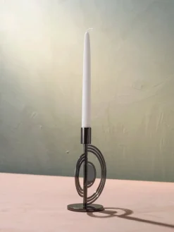 Klong Cirkus ljushållare, liten, svart