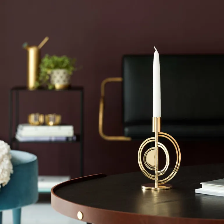 Klong Cirkus ljusstake, liten, mässing