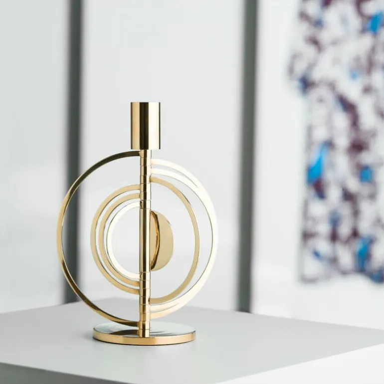 Klong Cirkus ljusstake, liten, mässing