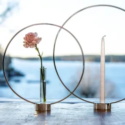 Klong Gloria stor ljusstake, nickel