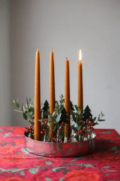 Klong Jubel adventsljusstake/vas, rostfritt stål