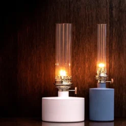 Klong Patina oljelampa, liten, blå