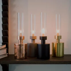 Klong Patina oljelampa, mini, mässing