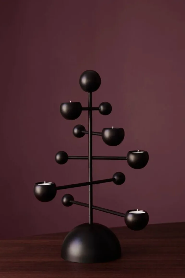 Klong Teluria ljusstake, svart