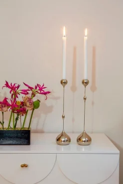 Klong Tender ljushållare, stor, låg