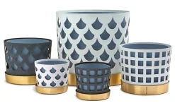 Klong Trio blomkruka, blue drop