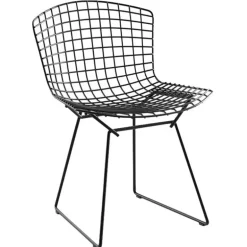 Knoll Bertoia stol, svart