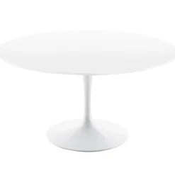 Knoll Tulip matbord 120 cm, vit laminat