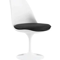 Knoll Tulip stol, snurrfunktion, vit - Tonus 128