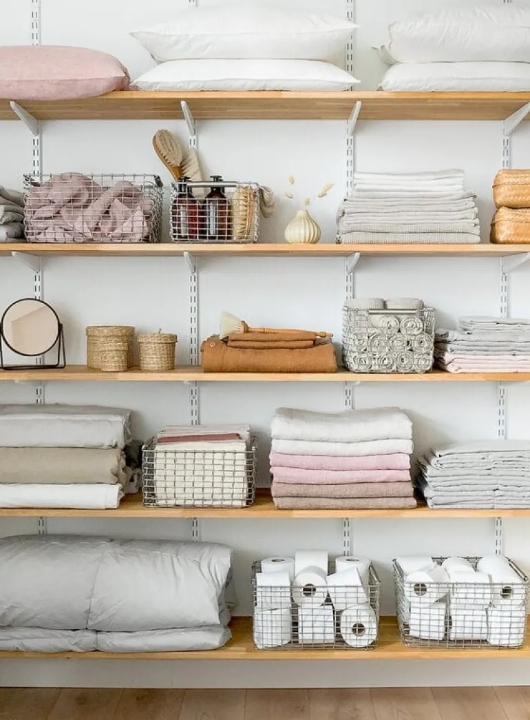 Korbo Rektangulär 19 trådkorg, mässing