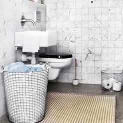 Korbo Tvättpåse till trådkorgen Classic 80, off-white