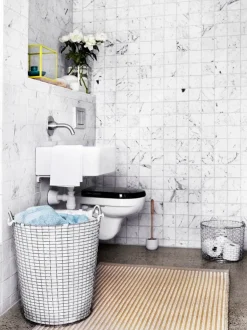 Korbo Tvättpåse till trådkorgen Classic 80, off-white