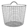 Korbo Wire Basket Bin 24, trådkorg, galvaniserad