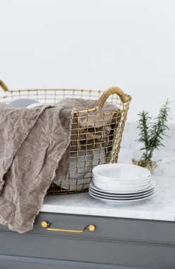 Korbo Wire Basket Classic 35, mässing