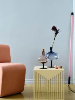 Kosta Boda Bod flaska, 230 mm, vinröd - kork