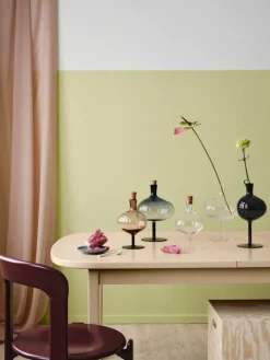 Kosta Boda Bod flaska, 306 mm, svart - kork