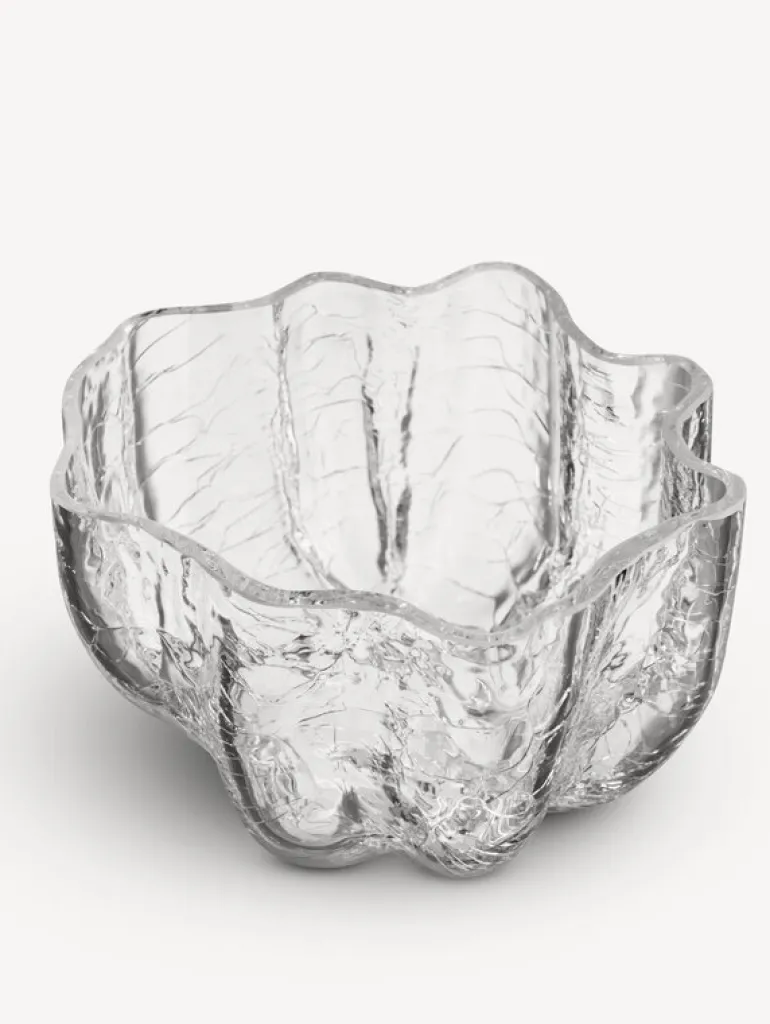 Kosta Boda Crackle ljuslykta, 58 mm, klar