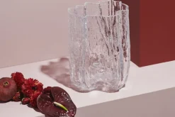 Kosta Boda Crackle vas, 270 mm, klar