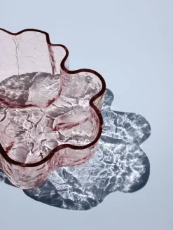 Kosta Boda Crackle vas, 175 mm, rosa