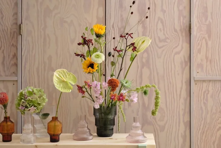 Kosta Boda Pavilion tulpanvas, 173 mm, genomskinlig