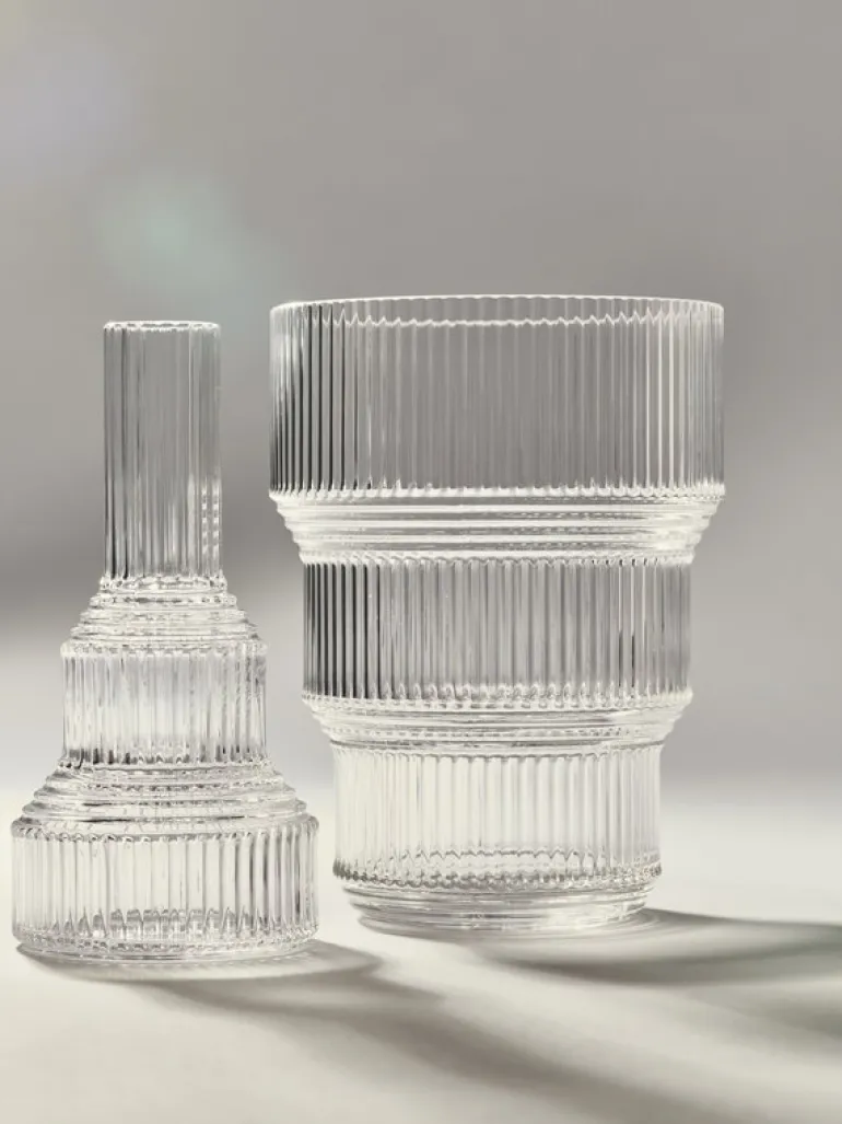 Kosta Boda Pavilion tulpanvas, 173 mm, genomskinlig