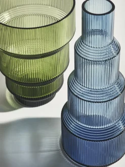 Kosta Boda Pavilion vas, 259 mm, grön