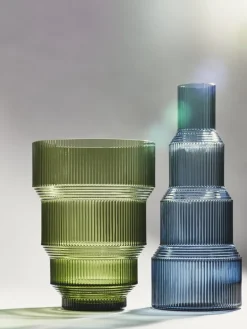 Kosta Boda Pavilion vas, 259 mm, grön