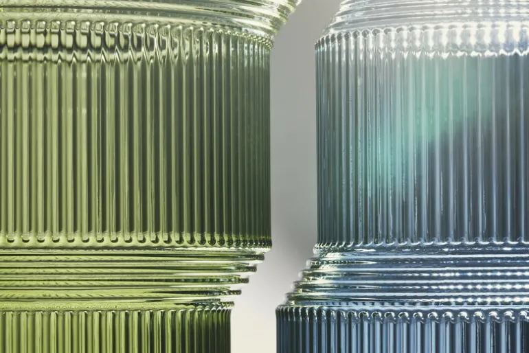 Kosta Boda Pavilion vas, 259 mm, grön