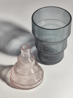 Kosta Boda Pavilion vas, 134 mm, ljusrosa