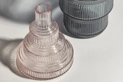 Kosta Boda Pavilion vas, 134 mm, ljusrosa