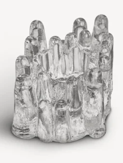 Kosta Boda Polar ljuslykta, 112 mm, genomskinlig