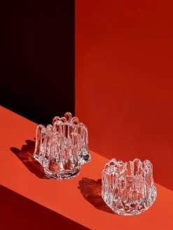 Kosta Boda Polar ljuslykta, 112 mm, genomskinlig