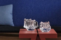 Kosta Boda Polar ljuslykta, 86 mm, genomskinlig