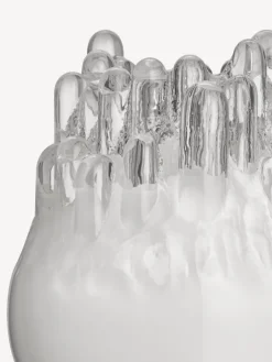 Kosta Boda Polar ljuslykta, 190 mm, vit